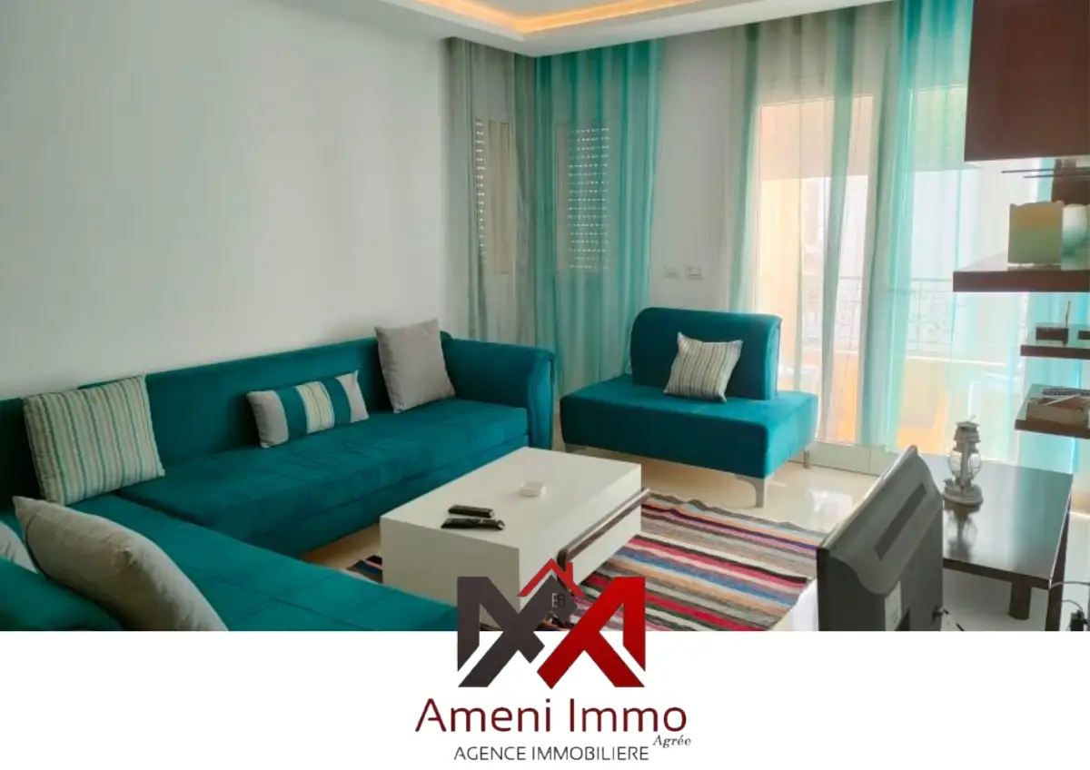 Location Meublé. Appart s+2 très haut standing à El Mourouj 6. - Photo 1