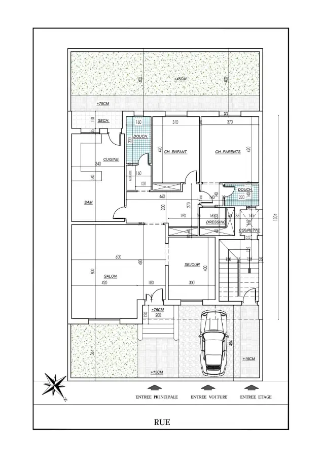 Terrain habitation 266m2 à Raoued  - Photo 1