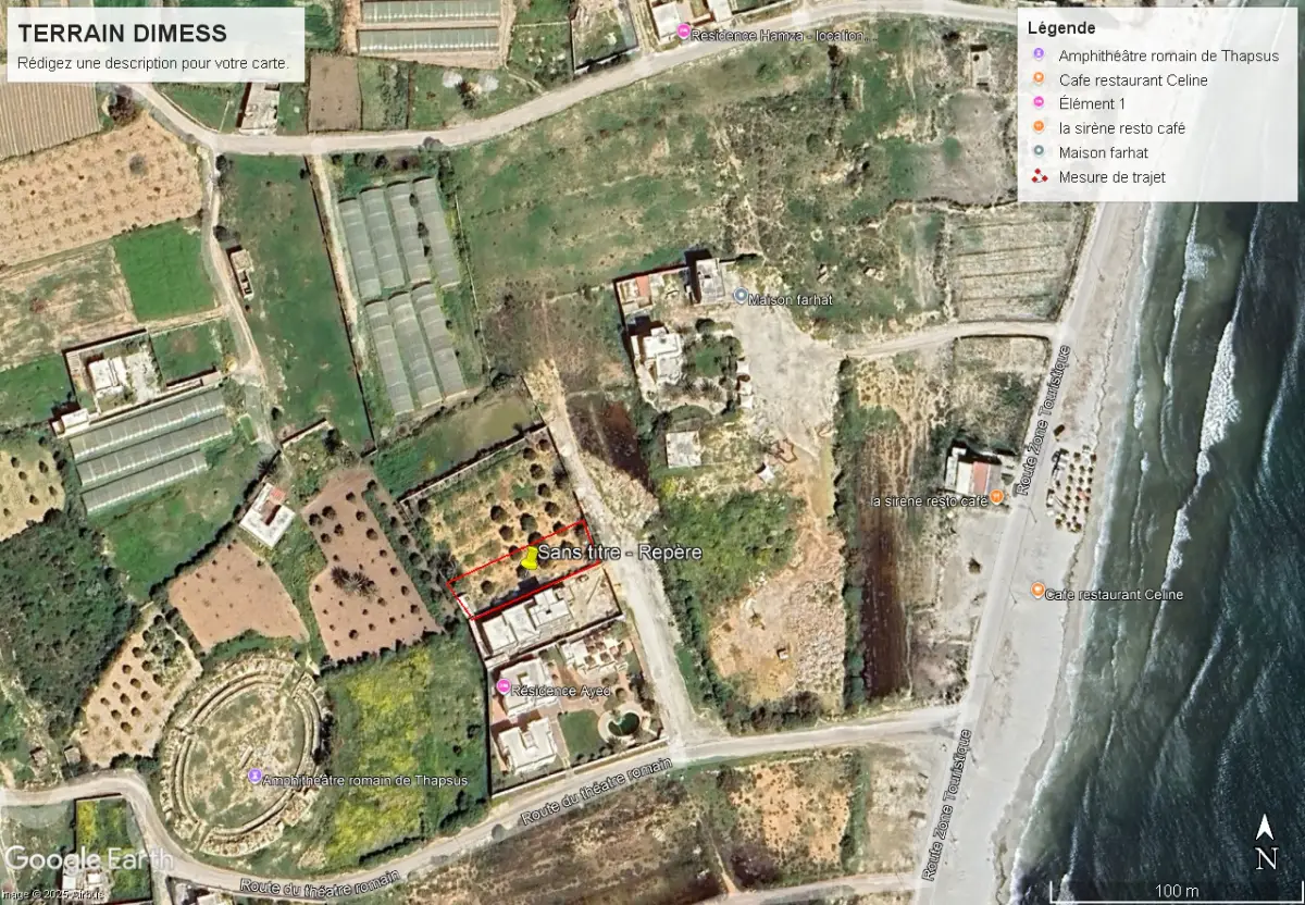 Terrain  vue de mer à vendre  - Photo 1