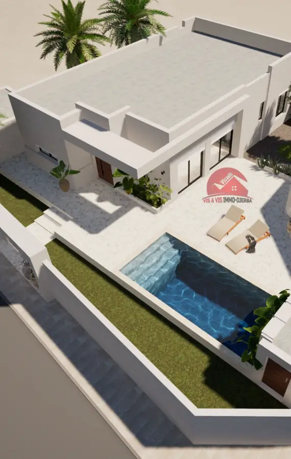 Projet de villa clé en main à Houmt souk Djerba ZU  P 742 - Photo 4