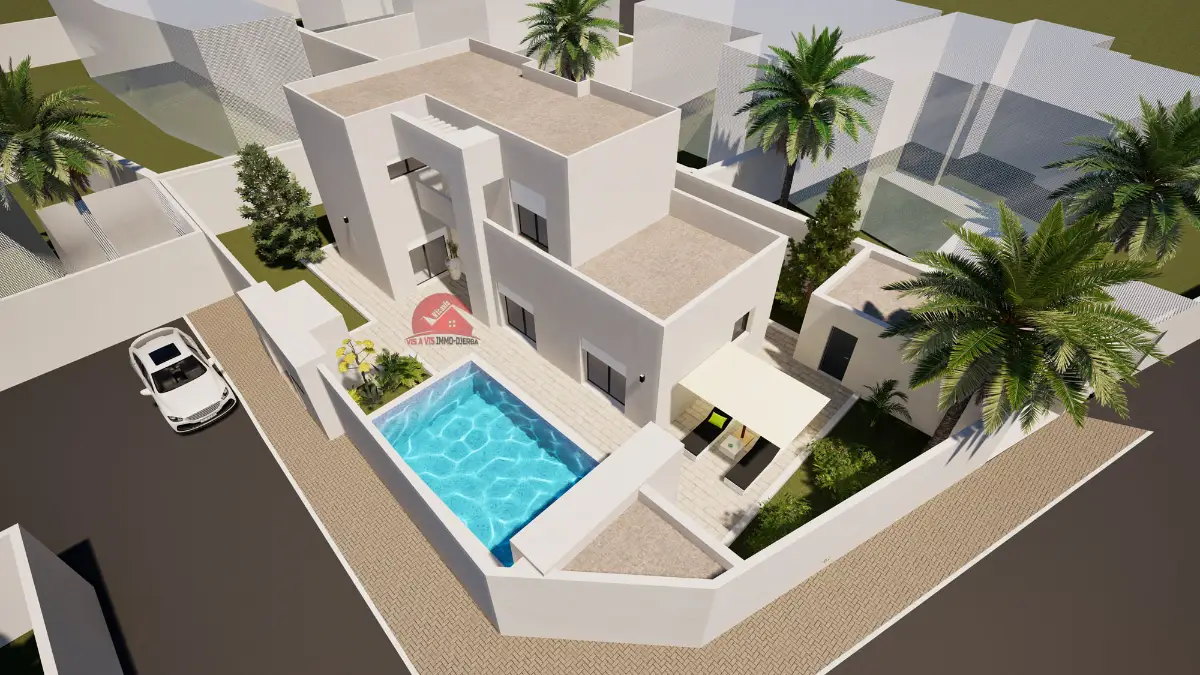 Projet de villa avec piscine à Houmt Souk Djerba ZU  P 741 - Photo 2