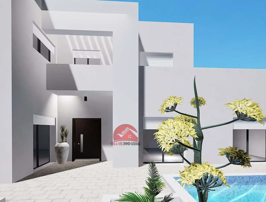 Projet de villa avec piscine à Houmt Souk Djerba ZU  P 741 - Photo 4