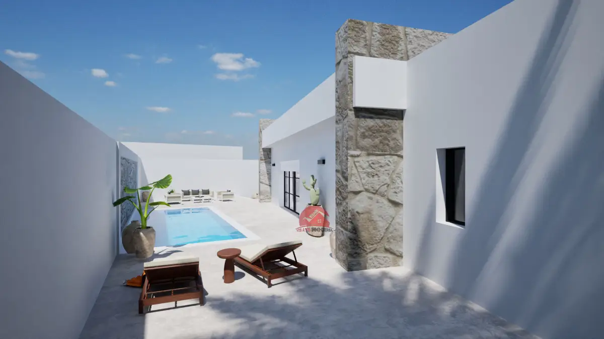 Projet de villa clé en main à Houmt souk Djerba ZU  P735 - Photo 2