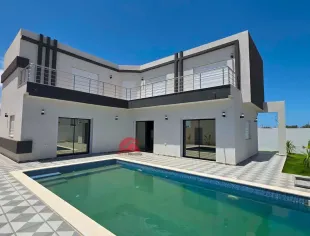Villa neuve avec piscine - Titre bleu - TEZDAINE DJERBA ZA  V 714