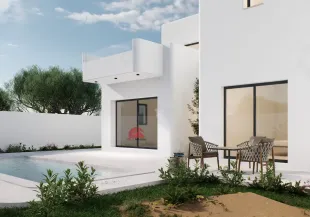 Projet clé en main de villa avec étage à Houmt souk Djerba ZU  P 743 à Medenine