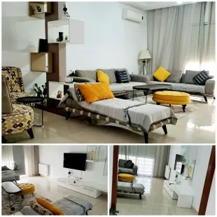 Particulier L S4 meublé Neuf pour étranger Cité wahat l 'aouina à Tunis